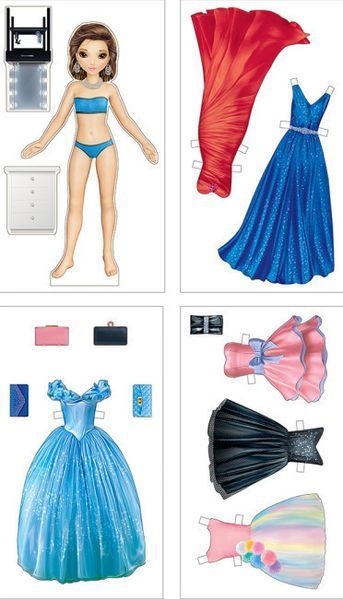 Дитячий набір для гри Одягалка Fashion look. Гламурний одяг | Ранок 128619 фото