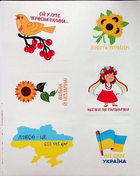Я украинка! Раскраска для юных патриоток 127293 фото