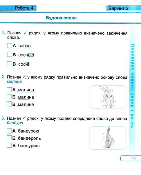 Навчальний посібник Українська мова та читання: діагностичні роботи. 2 клас (до підручн. І. Большакової та ін.) НУШ 128410 фото