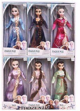 Лялька Frozen Ганна, Ельза 1шт 2066 Д2 в блоці 122977 фото