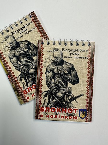 Колибри Блокнот з наліпками в клітинку (на пружині 40 аркушів) 127010 фото