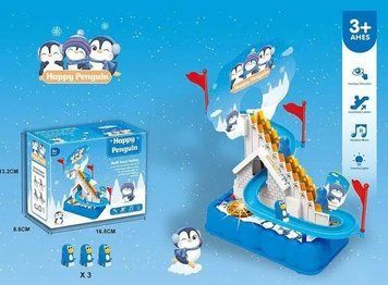 Игрушечный трек Пингвины (подсветка, мелодия, автоматический подъемник) 3011 130736 фото