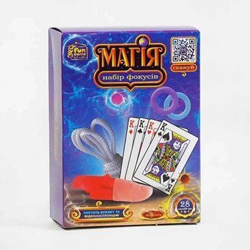 Набір фокусів для дітей Магія, 28 способів гри, у коробці, 4FUN Game Club 127768 фото