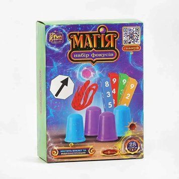 Набір фокусів для дітей Магія, 28 способів гри, у коробці, 4FUN Game Club 127767 фото