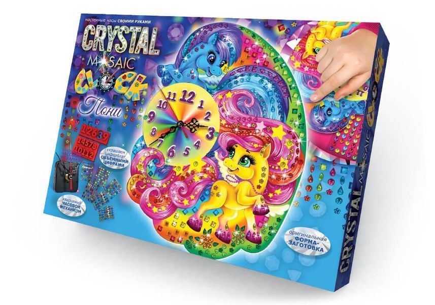 Набор для творчества Часы Crystal Clock Danko Toys 99620 фото