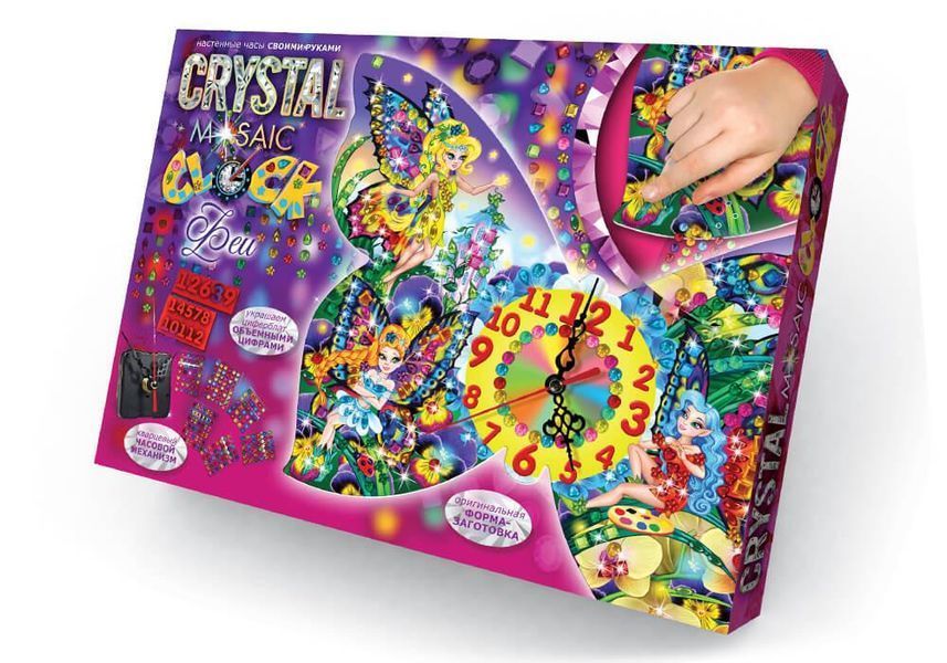 Набор для творчества Часы Crystal Clock Danko Toys 99620 фото