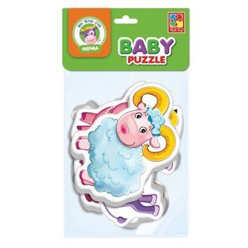 Дитяча настільна гра Бебі пазли. Ферма | Vladi Toys (VT1106-86) 111081 фото