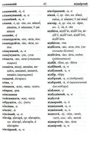 Навчальний посібник Словник наголосів української мови (серія Шкільний словник) | Підручники і посібники 131679 фото