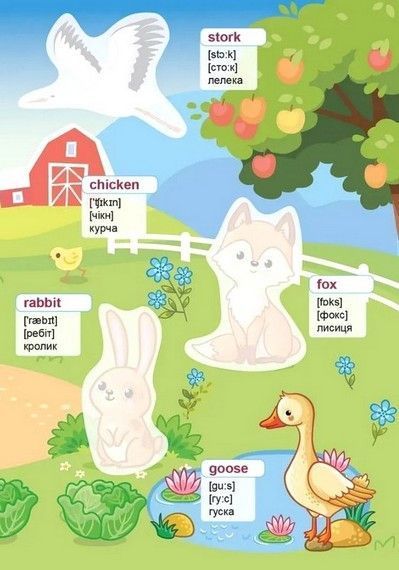 Изучаем английский. Ферма 137035 фото
