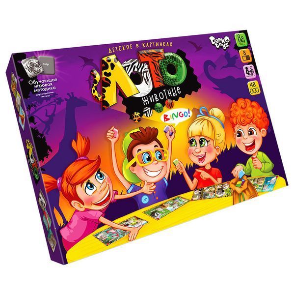 Развивающая игра Лото детское Danko Toys 66646 фото
