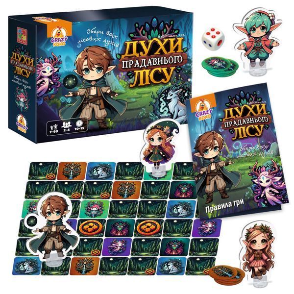 Гра настільна Vladi Toys розважальна. Духи прадавнього лісу VT8055-48 135938 фото