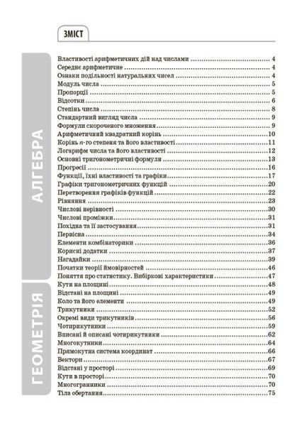 Навчальний посібник Довідник учня. Математика. Усі означення і формули. 5-11 класи | Основа 130207 фото