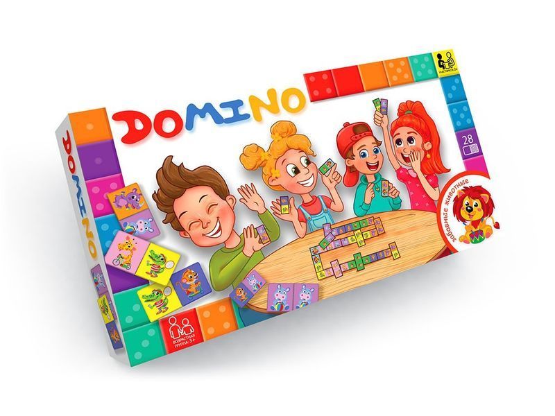Развивающая игра Домино детское Danko Toys 66650 фото