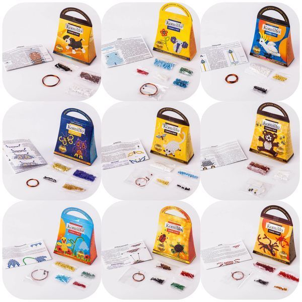 Набор для творчества Komilfo бисероплетение Danko Toys 73079 фото
