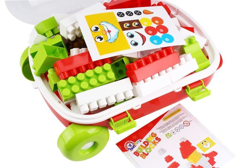 Детский конструктор Зимняя сказка на 87 деталей в чемодане | Technok Toys (8805) 129011 фото