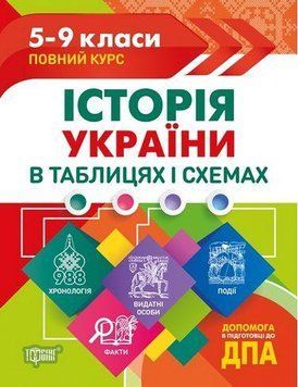Навчальний довідник Історія України в таблицях та схемах. 5-9 класи | Торсінг 118228 фото