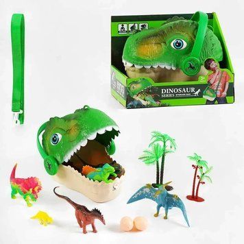 Набір динозаврів Dinosaur storage Bag у пластиковій сумці (6124) 129207 фото