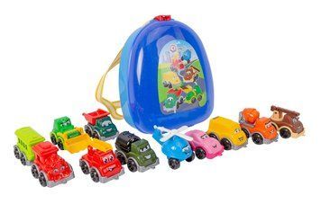 Іграшка &laquo;Транспорт Міні (11 машинок) у рюкзаку | Technok Toys (9253) 128078 фото