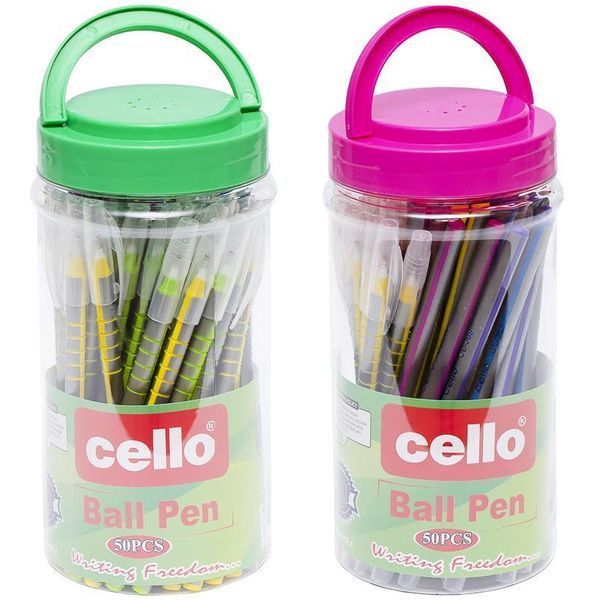 Ручка масляна Cello CL-368 PVC синя 124188 фото