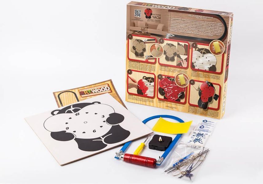 Набор для творчества ArtWood Часы настенные Danko Toys 92019 фото