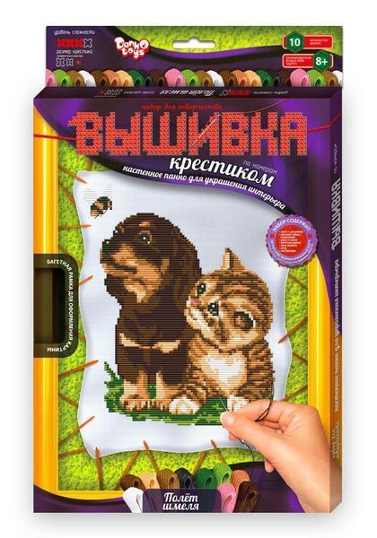 Набор для творчества Вышивка крестиком на растяжке Danko Toys 87273 фото