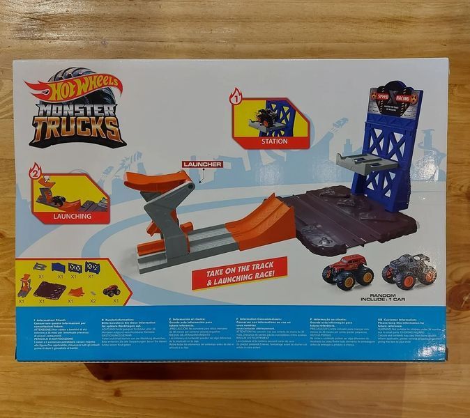 Дитячий трюковий набір Hot Wheels (трек гоночний з машинками, масштаб 1:43, у коробці) MS 38 129351 фото