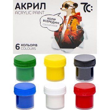 Набор акриловых красок 6*10 мл (7C50601) 131382 фото