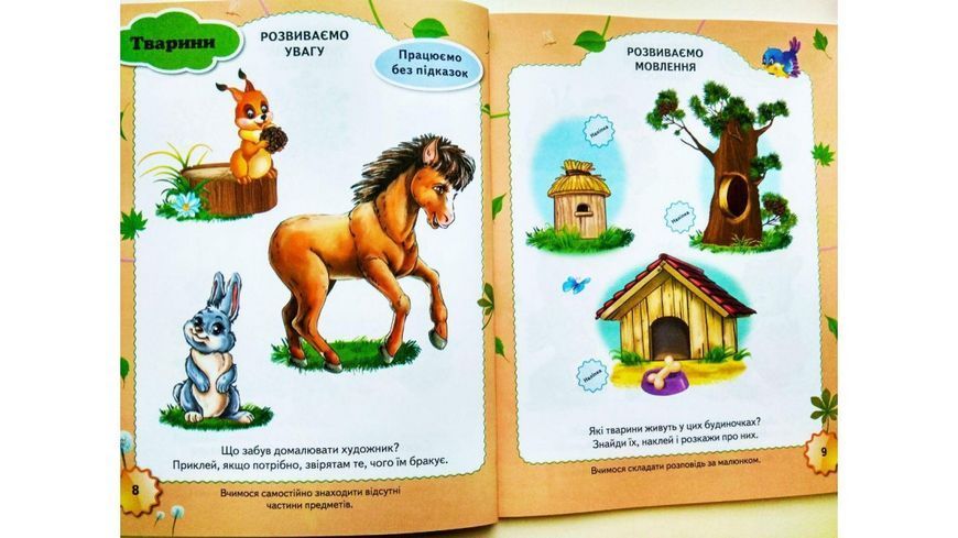 Тесты и раскраски с наклейками для детей от 2 лет (85 наклеек) | Пегас 99133 фото