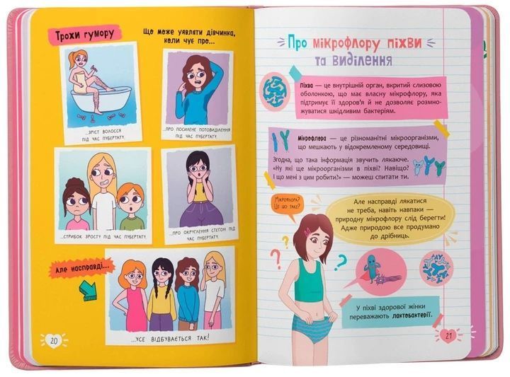 Книга для дівчаток Путівник підлітка. Усе про місячні | Кристал Бук 131641 фото