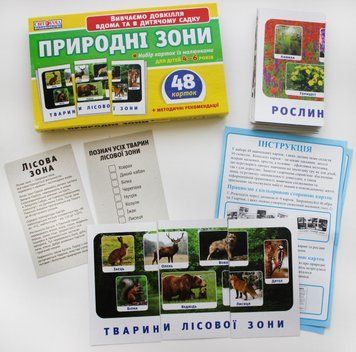 1148 Картки Природні зони 92203 фото