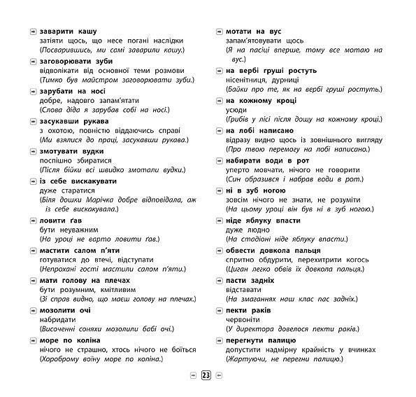 Памятка для начальной школы - Украинский язык. Синонимы, антонимы, омонимы, фразеологизмы. 1-4 класс НУШ 120344 фото